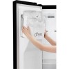 Refurbished LG GSL761MCXV 601 Litre American Fridge Freezer With Non-Plumbed Ice &amp; Water Dispenser Black