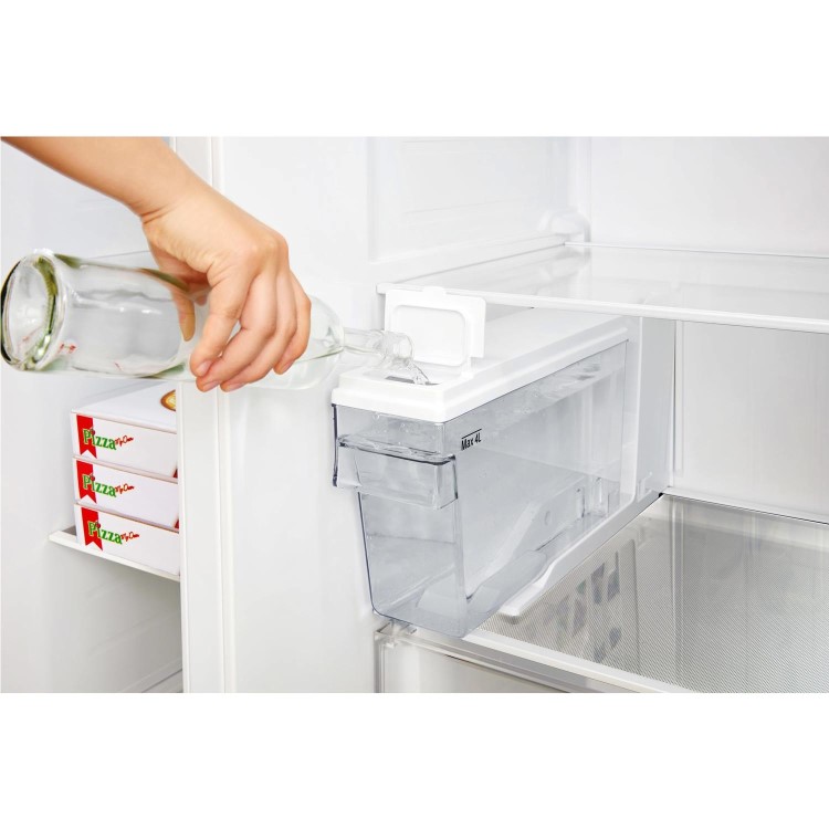 Refurbished LG GSL761MCXV 601 Litre American Fridge Freezer With Non-Plumbed Ice & Water Dispenser Black
