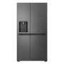 LG NatureFRESH 638 Litre Side-by-Side American Fridge Freezer - Matte Black