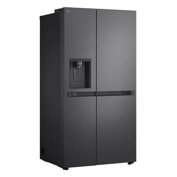 LG NatureFRESH 638 Litre Side-by-Side American Fridge Freezer - Matte Black