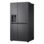 LG NatureFRESH 638 Litre Side-by-Side American Fridge Freezer - Matte Black