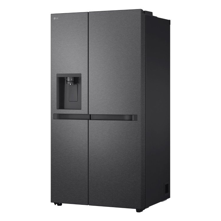 LG NatureFRESH 638 Litre Side-by-Side American Fridge Freezer - Matte Black