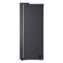 LG NatureFRESH 638 Litre Side-by-Side American Fridge Freezer - Matte Black