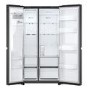 LG NatureFRESH 638 Litre Side-by-Side American Fridge Freezer - Matte Black