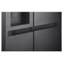 LG NatureFRESH 638 Litre Side-by-Side American Fridge Freezer - Matte Black