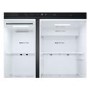 LG NatureFRESH 638 Litre Side-by-Side American Fridge Freezer - Matte Black