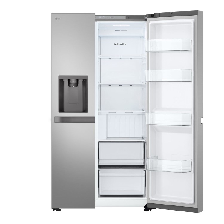 Refurbished LG NatureFRESH 638 Litre Side-by-Side American Fridge Freezer - Prime Silver
