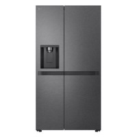 LG NatureFRESH 641 Litre Side-by-Side American Fridge Freezer -  Black