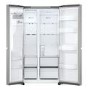 LG NatureFRESH 641 Litre Side-By-Side American Fridge Freezer - Prime Silver