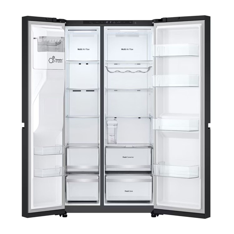 Refurbished LG NatureFRESH GSLE81EPBC 628 Litre Side by Side Fridge Freezer