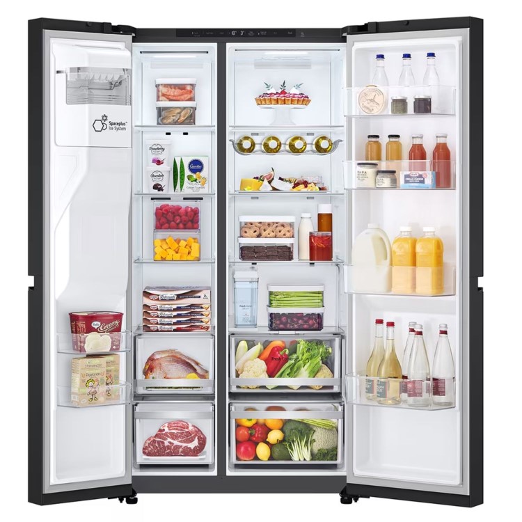 Refurbished LG NatureFRESH GSLE81EPBC 628 Litre Side by Side Fridge Freezer