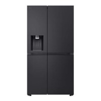 LG NatureFRESH 623 Litre Side-by-Side American Fridge Freezer -  Black
