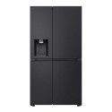 GSLE91EVAB LG NatureFRESH 623 Litre Side-by-Side American Fridge Freezer -  Black