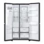 LG NatureFRESH 623 Litre Side-by-Side American Fridge Freezer -  Black