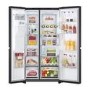 LG NatureFRESH 623 Litre Side-by-Side American Fridge Freezer -  Black