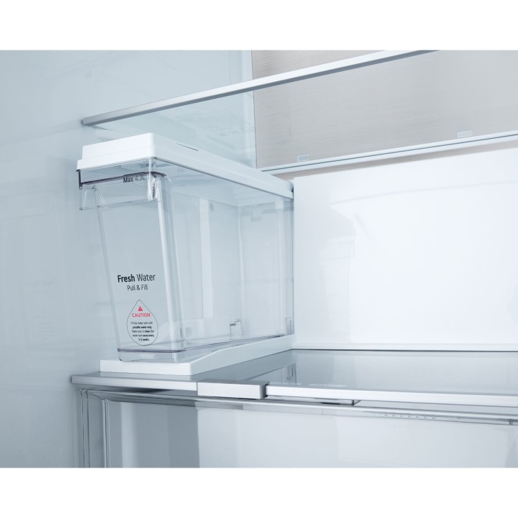 LG NatureFRESH 623 Litre Side-by-Side American Fridge Freezer -  Black