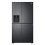 LG 635 Litre Side By Side American Fridge Freezer With NatureFresh  - Matt Black