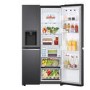 Refurbished LG NatureFRESH GSLV71MCTD Freestanding 635 Litre Frost Free American Fridge Freezer Matte Black