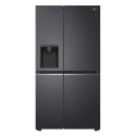 A2/GSLV71MCTD Refurbished LG NatureFRESH GSLV71MCTD Freestanding 635 Litre Frost Free American Fridge Freezer Matte Black