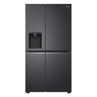 Refurbished LG NatureFRESH GSLV71MCTD Freestanding 635 Litre Frost Free American Fridge Freezer Matte Black Refurbished LG NatureFRESH GSLV71MCTD Freestanding 635 Litre Frost Free American Fridge Freezer Matte Black