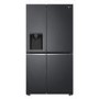 Refurbished LG NatureFRESH GSLV71MCTD Freestanding 635 Litre Frost Free American Fridge Freezer Matte Black
