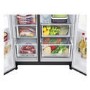 Refurbished LG NatureFRESH GSLV71MCTD Freestanding 635 Litre Frost Free American Fridge Freezer Matte Black