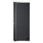 Refurbished LG NatureFRESH GSLV71MCTD Freestanding 635 Litre Frost Free American Fridge Freezer Matte Black
