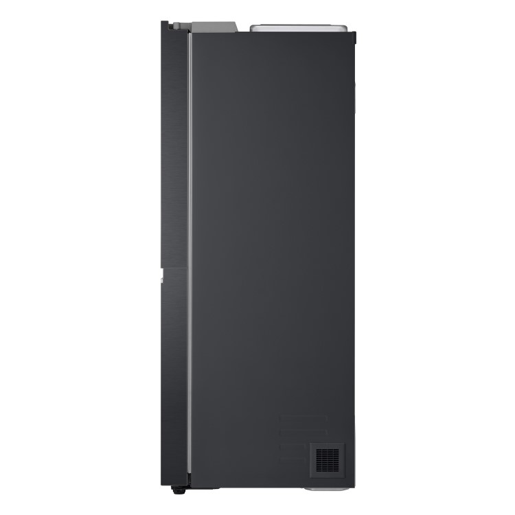 Refurbished LG NatureFRESH GSLV71MCTD Freestanding 635 Litre Frost Free American Fridge Freezer Matte Black