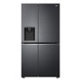 LG 635 Litre Side By Side  American Fridge Freezer With LG Smart Inverter Compressor - Matt Black