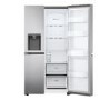 LG NatureFRESH 635 Litre Side-by-Side American Fridge Freezer - Shiny Steel
