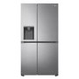 LG NatureFRESH 635 Litre Side-by-Side American Fridge Freezer - Shiny Steel