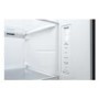 LG NatureFRESH 635 Litre Side-by-Side American Fridge Freezer - Shiny Steel