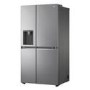LG NatureFRESH 635 Litre Side-by-Side American Fridge Freezer - Shiny Steel