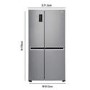 LG GSM760PZXZ Frost Free American Style Refrigerator - Stainless Steel