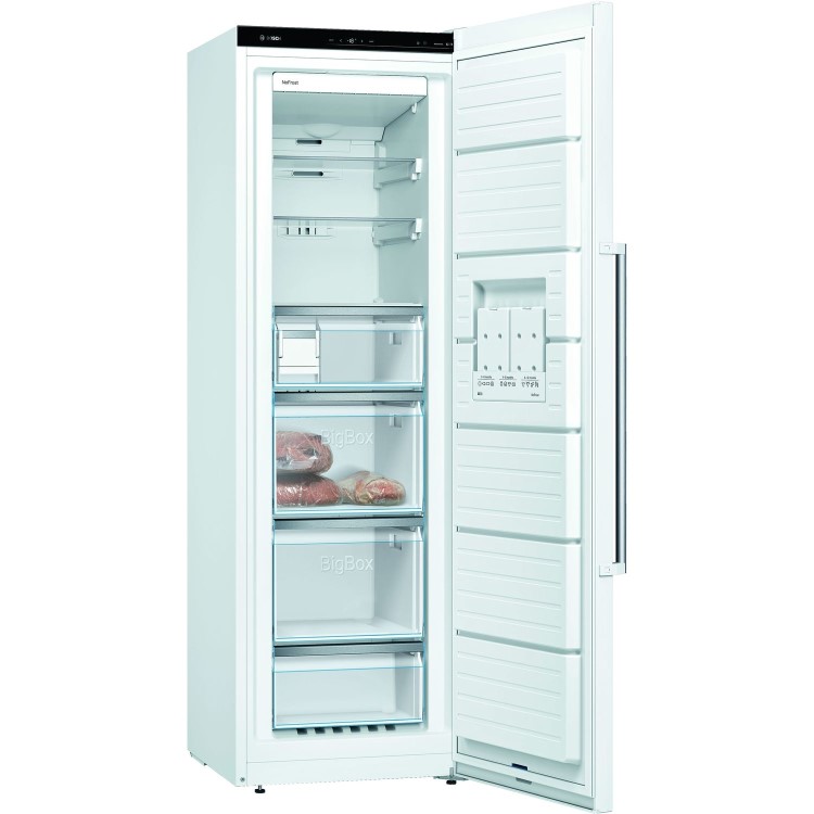 Refurbished Bosch Serie 4 GSN36VWFPG Freestanding 242 Litre Frost Free Freezer White