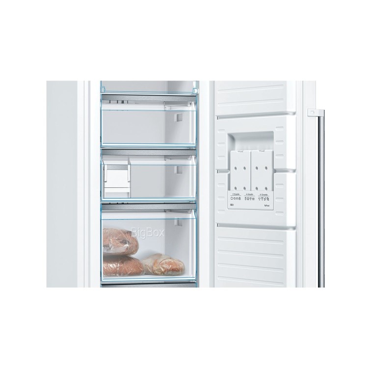 Refurbished Bosch Serie 6 GSN36BWFV Freestanding 242 Litre Tall Freezer
