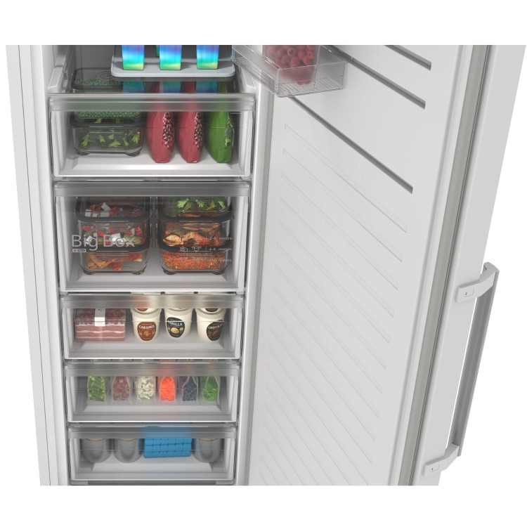 Bosch Series 4 334 Litre Upright Freestanding Freezer - White