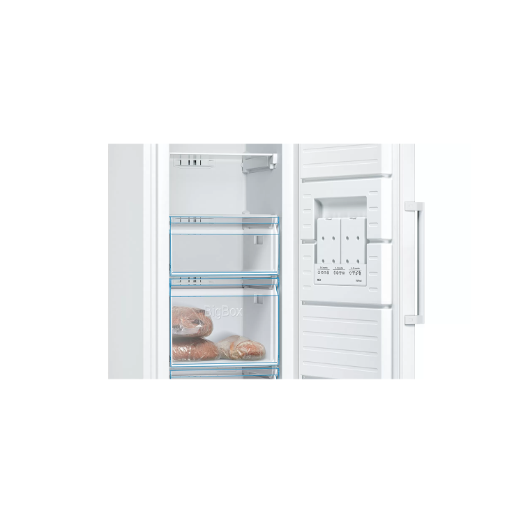 Refurbished Bosch Series 4 GSN36VWEPG Freestanding 242 Litre Upright Frost Free Freezer White