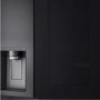 LG InstaView ThinQ American Fridge Freezer With Plumbed Ice And Water Dispenser - Matte Black