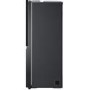 LG InstaView ThinQ American Fridge Freezer With Plumbed Ice And Water Dispenser - Matte Black
