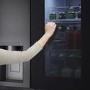 LG InstaView ThinQ American Fridge Freezer With Plumbed Ice And Water Dispenser - Matte Black