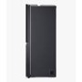 LG InstaView 635 Litre Side-by-Side American Fridge Freezer - Matte Black