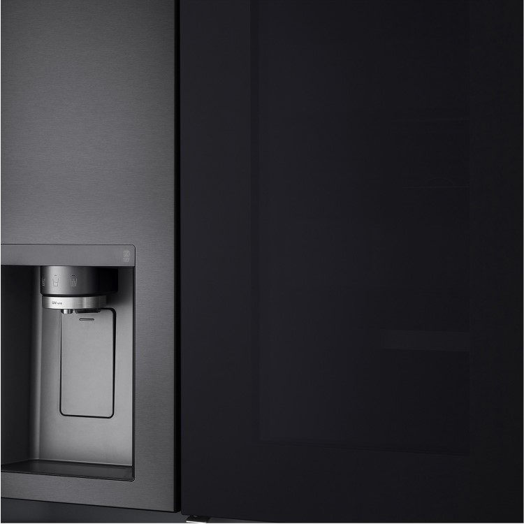 Refurbished LG GSXV91MCAE 635 Litre American Fridge Freezer Matte Black