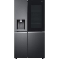 Refurbished LG GSXV91MCAE 635 Litre American Fridge Freezer Matte Black