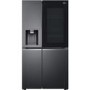 Refurbished LG GSXV91MCAE 635 Litre American Fridge Freezer Matte Black