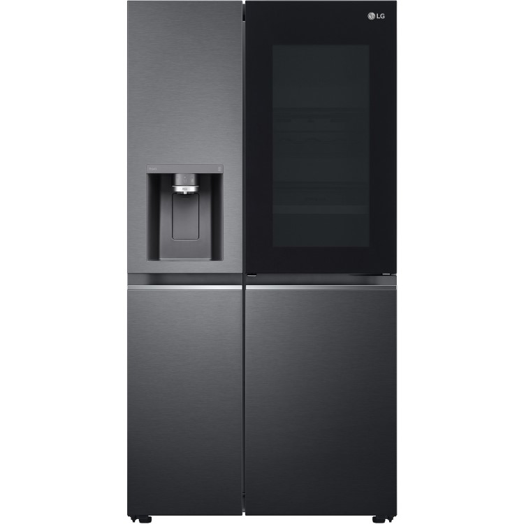 Refurbished LG GSXV91MCAE 635 Litre American Fridge Freezer Matte Black