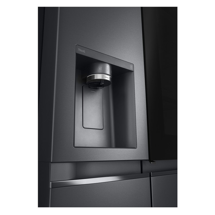 Refurbished LG GSXV91MCAE 635 Litre American Fridge Freezer Matte Black