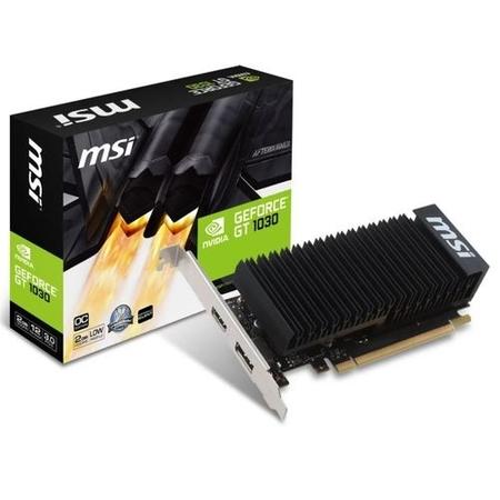 Box Opened MSI GeForce GT 1030 2GB GDDR5 OC Low Profile Graphics Card