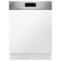 GT6200B2SNM AEG 6000 Semi-Integrated Dishwasher - B-rated  Stainless steel control panel
