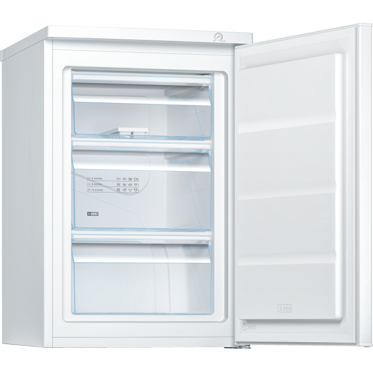 Refurbished Bosch Serie 4 GTV15NWEAG Integrated 82 Litre Under Counter Low Frost Freezer White